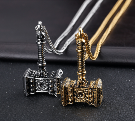 Classical Thor Hammer Pendant Necklaces