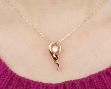 Romantic Lover's Necklaces AAA+ Cubic Zirconia Women Men Cross Pendant Necklaces 